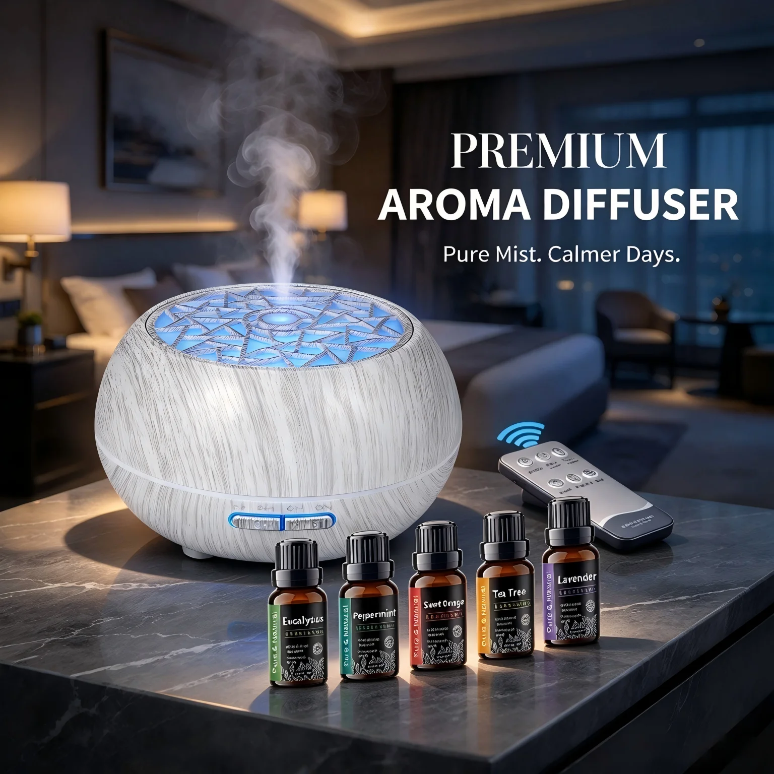 Aroma Diffuser For Large Room - Pelembap Udara Aroma Cerdas dengan Kontrol