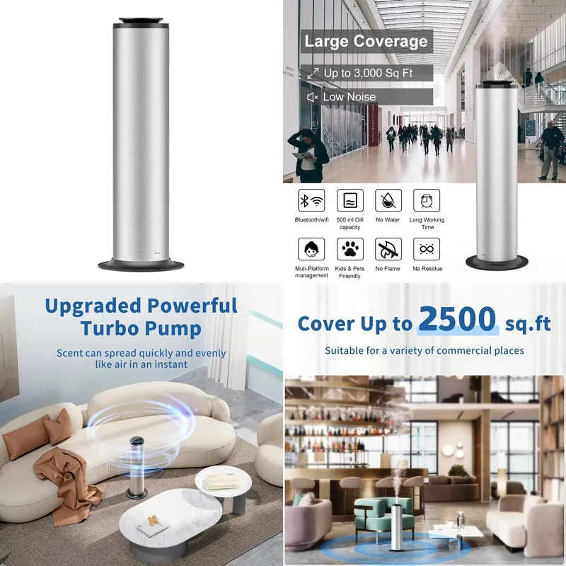 Cold Air Diffuser Nebulizer - 【CHIMU HOME】 Diffuser Minyak Esensial Elektrik