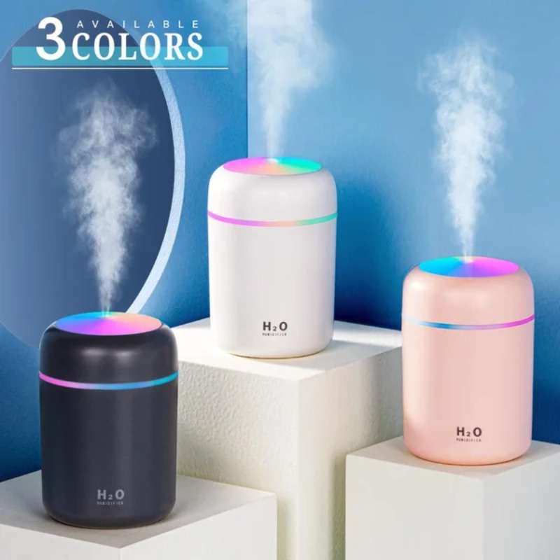 Car Aroma Diffuser Usb - Pelembap Udara USB Ultrasonik Cangkir Warna-warni