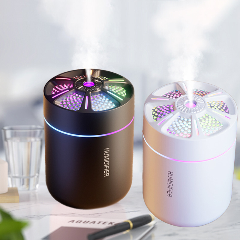 Essential Oil Diffuser Humidifier Combo - Pelembap Udara Mini 180ML, Diffuser Aromaterapi,