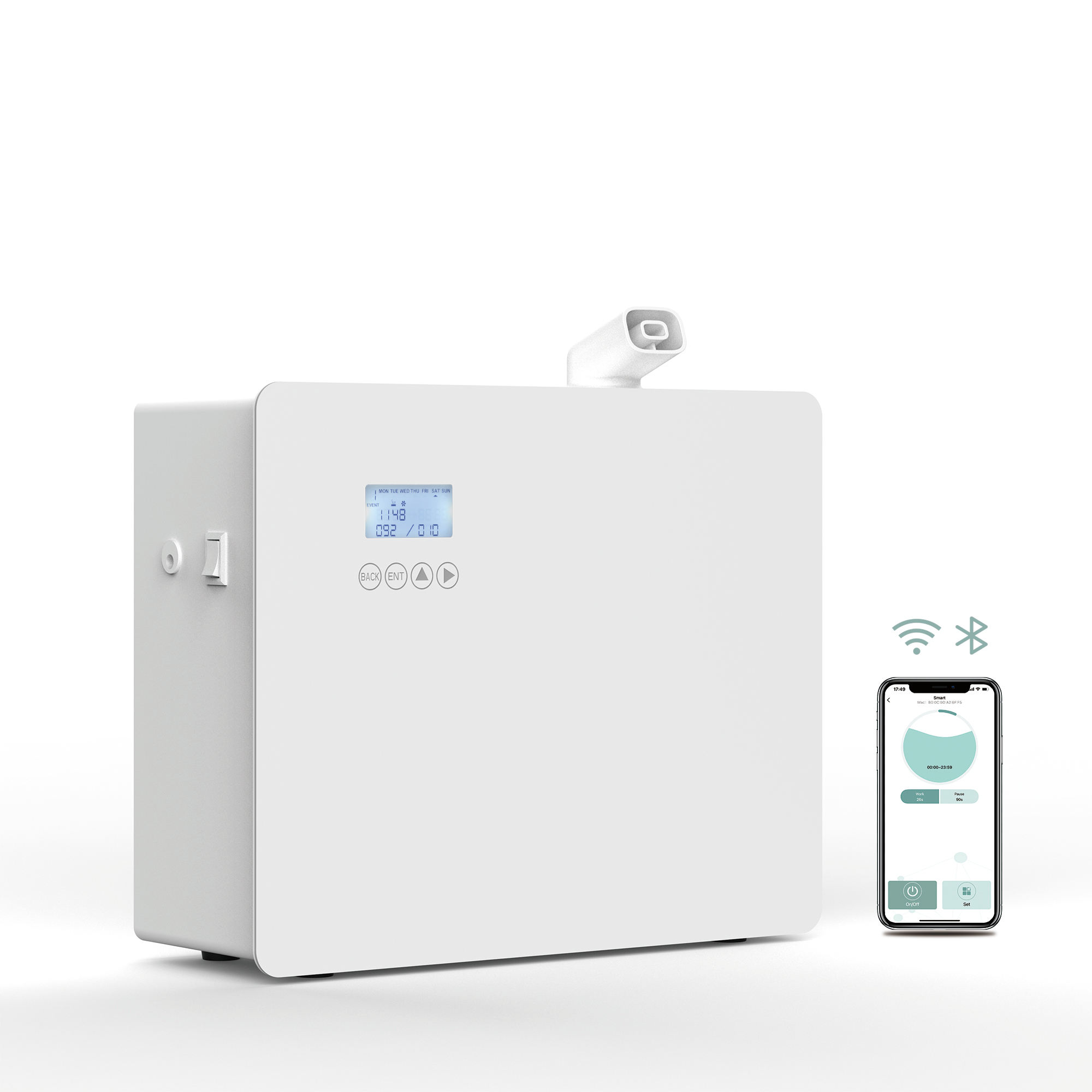 Smart Aroma Diffuser Wifi App - Penyebar Aroma Minyak Esensial Cerdas Tanpa