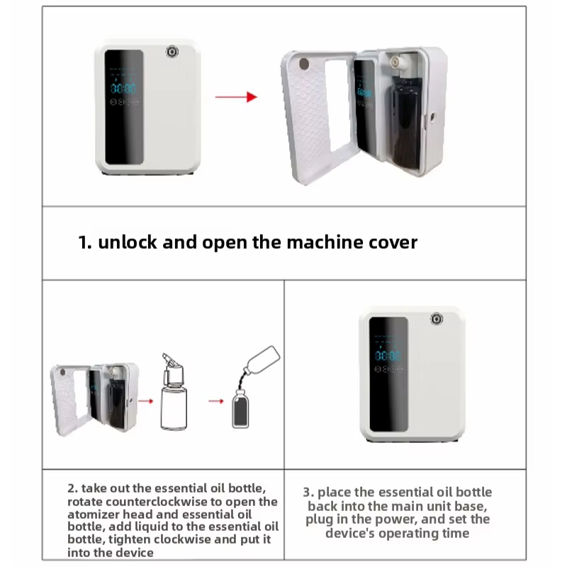 Smart Aroma Diffuser Wifi App - Diffuser Aroma Pintar 500ml dengan Kontrol