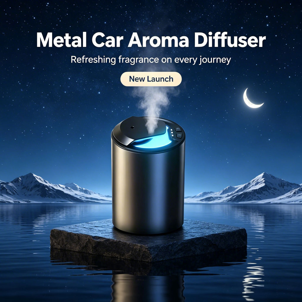 Car Aroma Diffuser Usb - Penyebar Aroma Mobil Portabel, Pengisi Daya