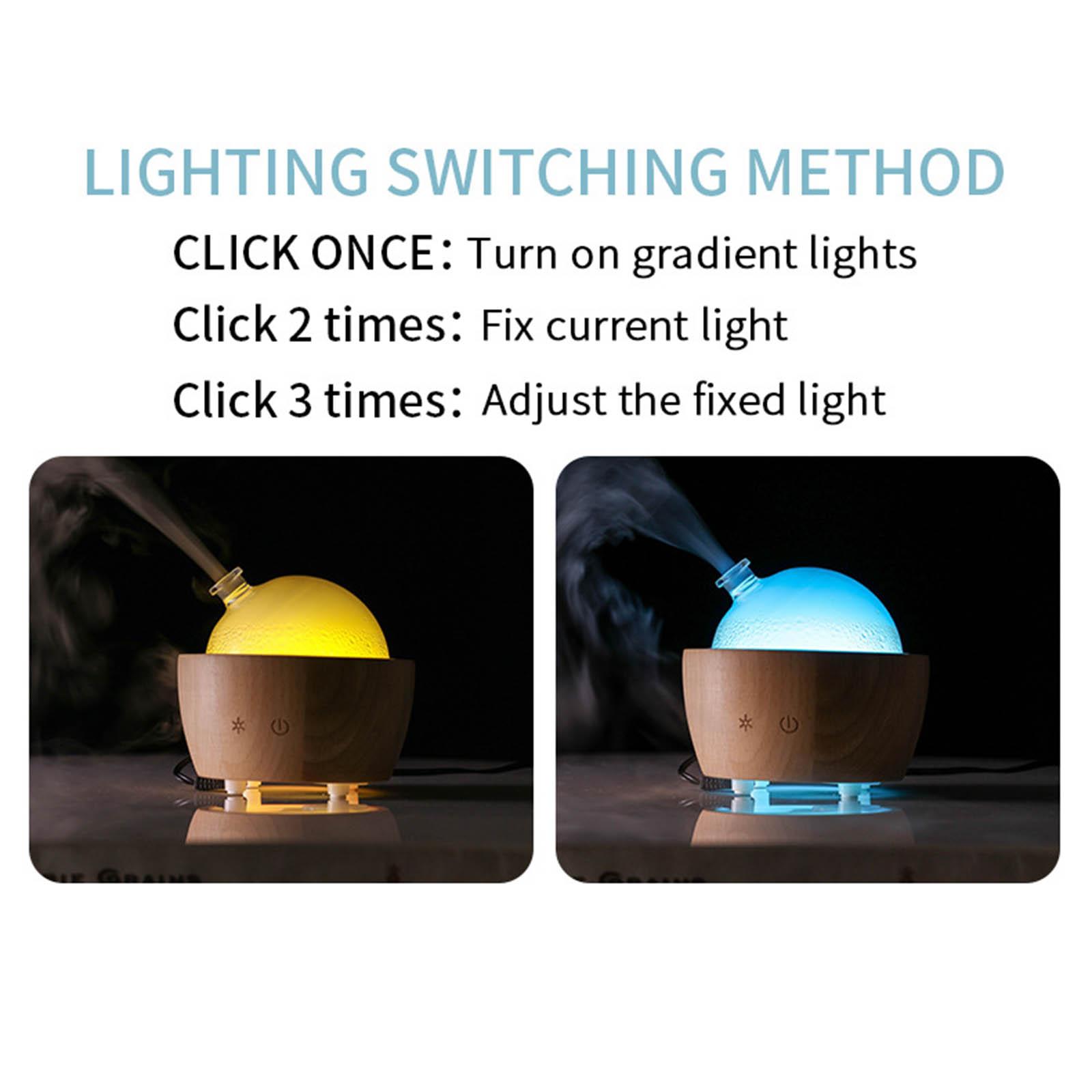 Aroma Diffuser For Large Room - Penyebar Minyak Esensial dengan Lampu Malam,