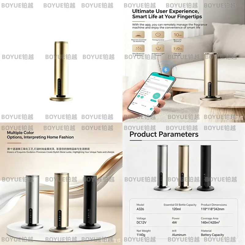 Cold Air Diffuser Nebulizer - Diffuser Aroma Isi Ulang, Mesin Pewangi