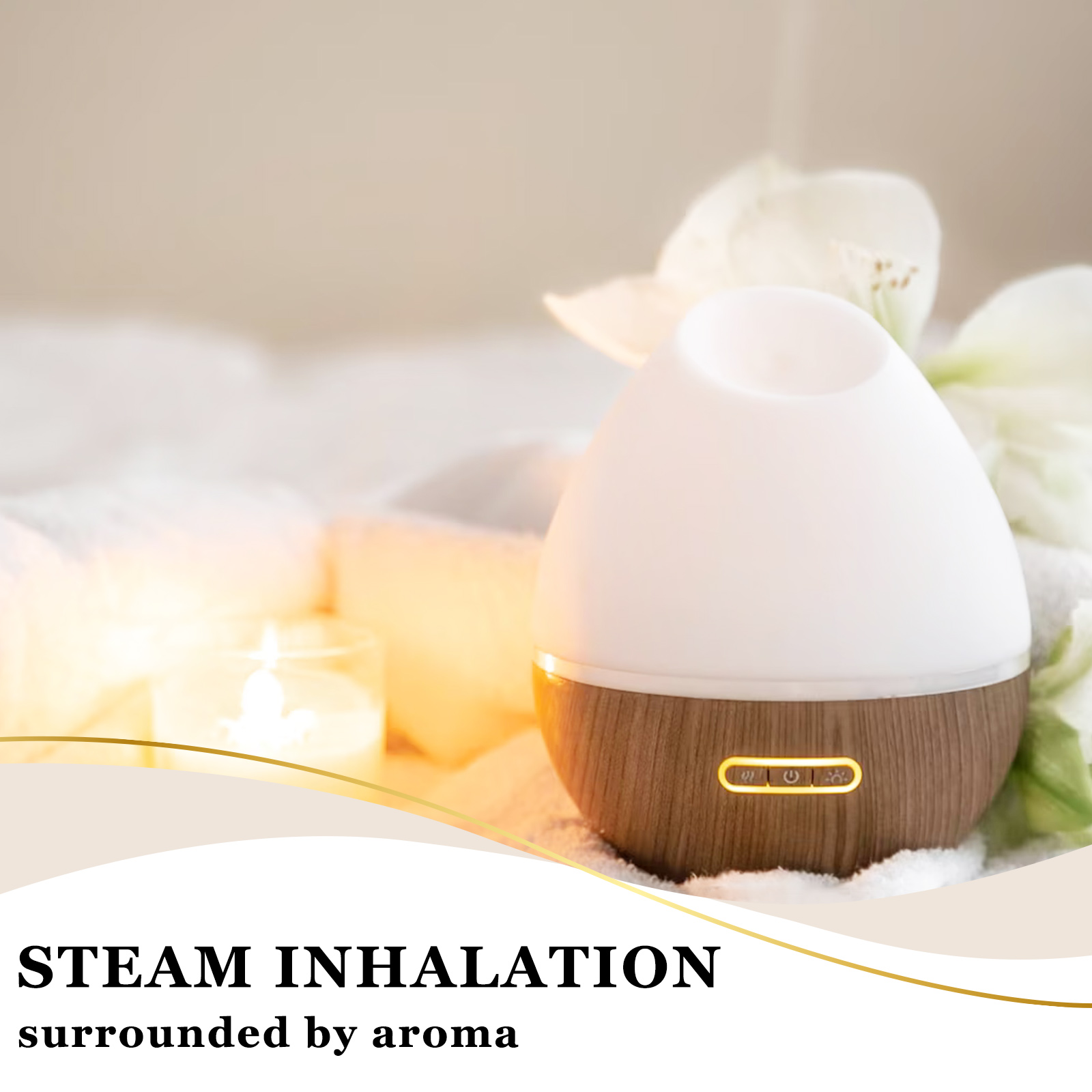 Beli 118ml minyak esensial, da - Essential Oil Diffuser Humidifier Combo ulasan dan harga