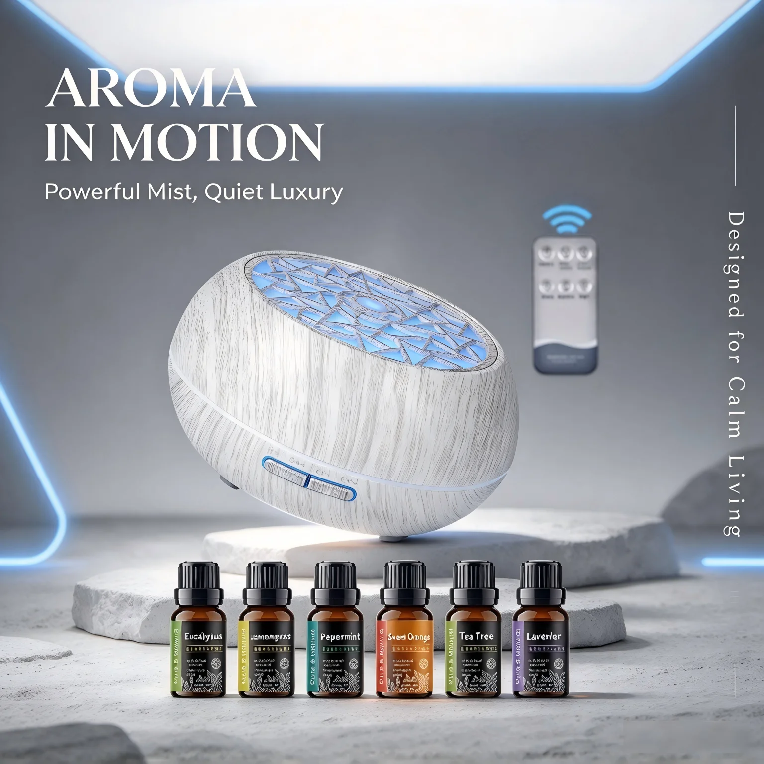 Pelembap Udara Aroma Cerdas de - Aroma Diffuser For Large Room ulasan dan harga