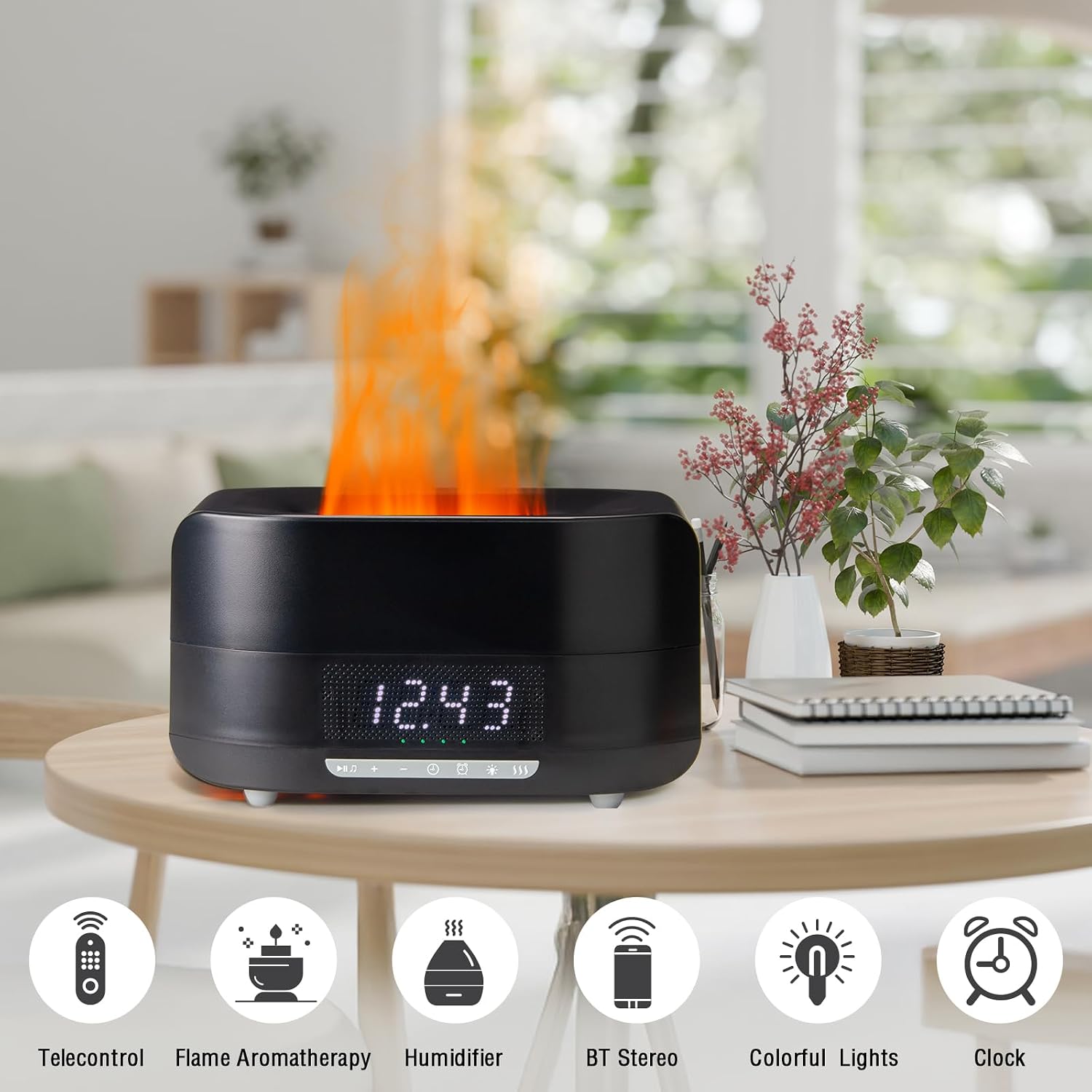 Penyebar Aroma Minyak Esensial - Aroma Diffuser Bluetooth Led ulasan dan harga