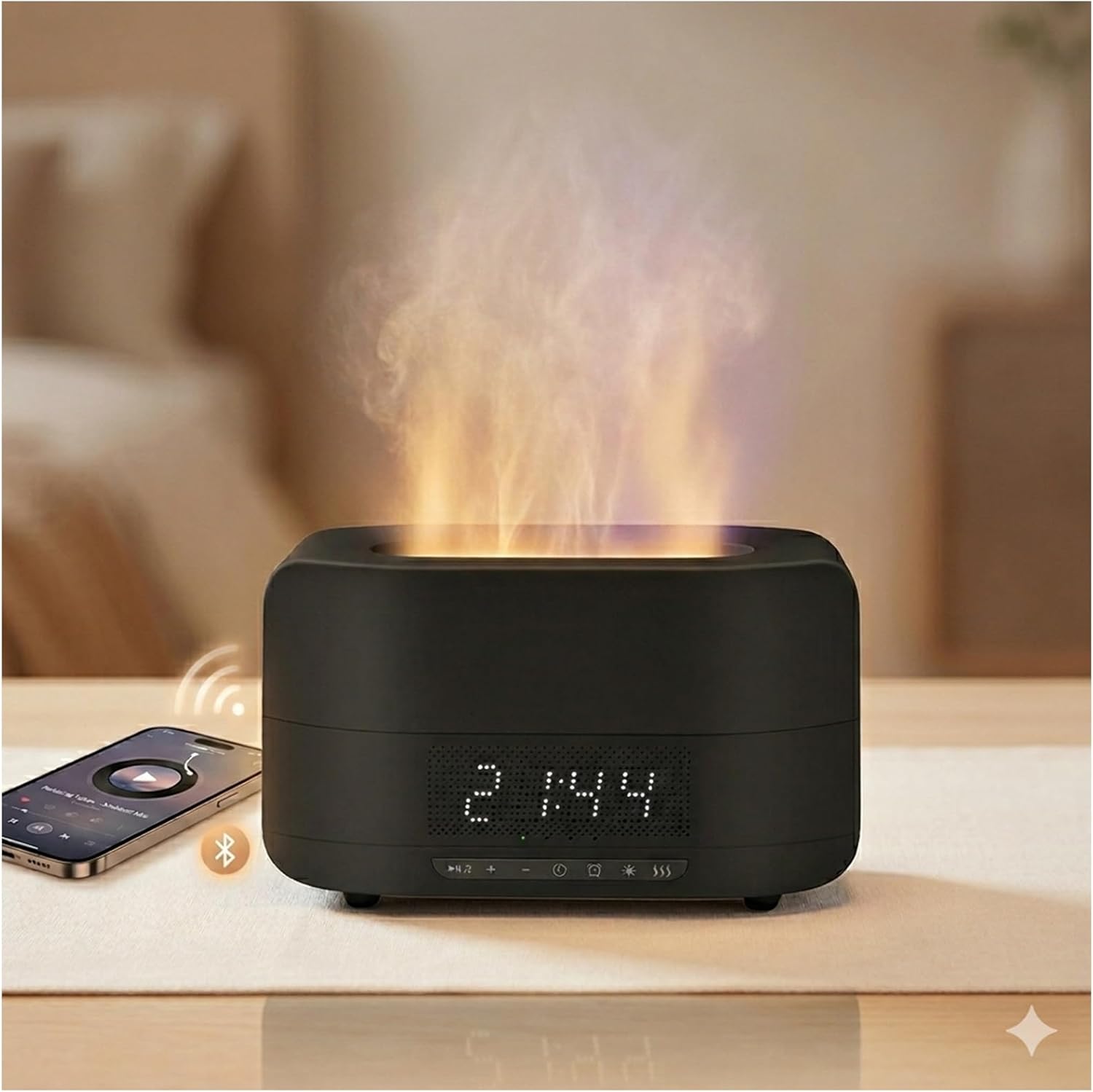 Penyebar Aroma Minyak Esensial - Aroma Diffuser Bluetooth Led ulasan dan harga
