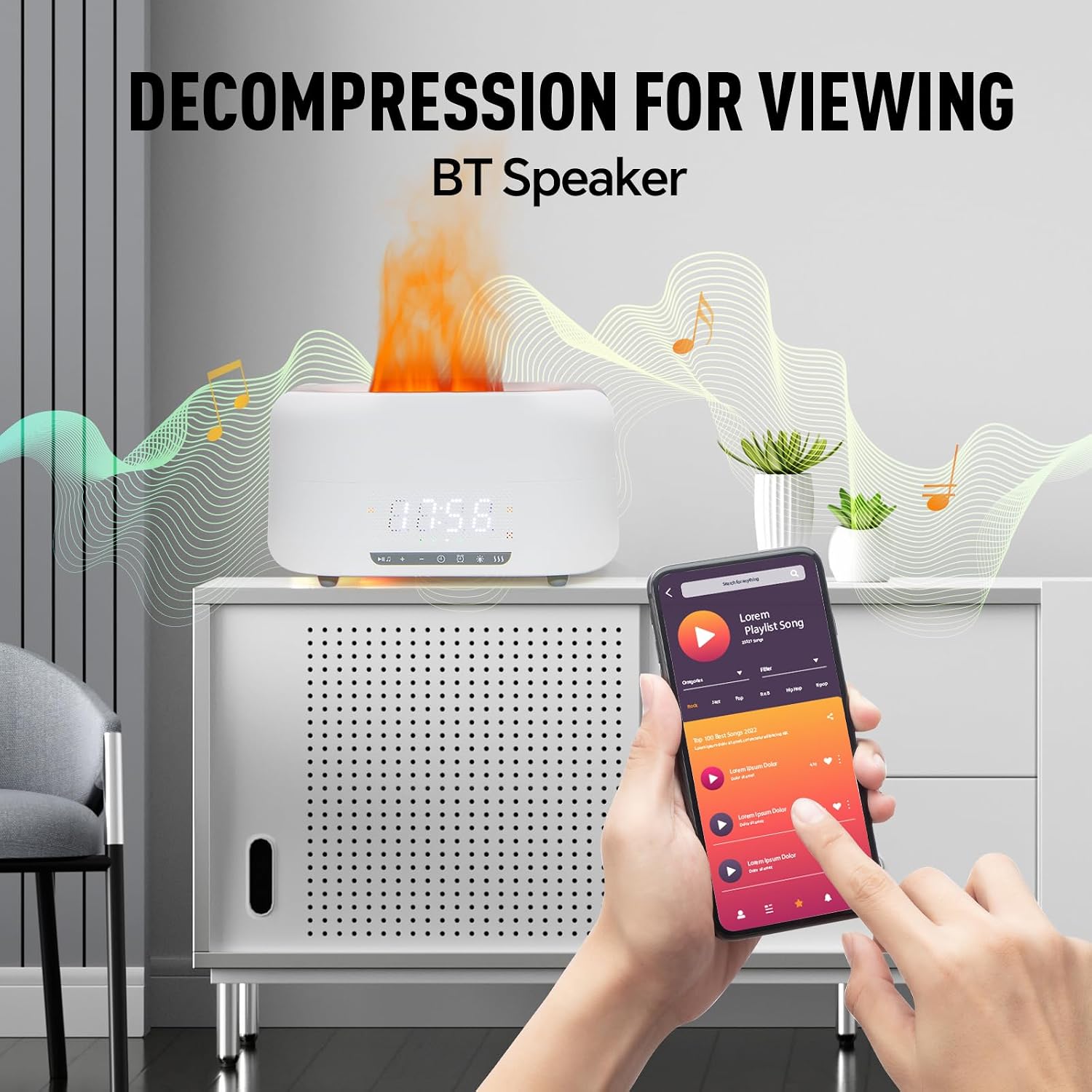Penyebar Aroma Minyak Esensial - Aroma Diffuser Bluetooth Led ulasan dan harga