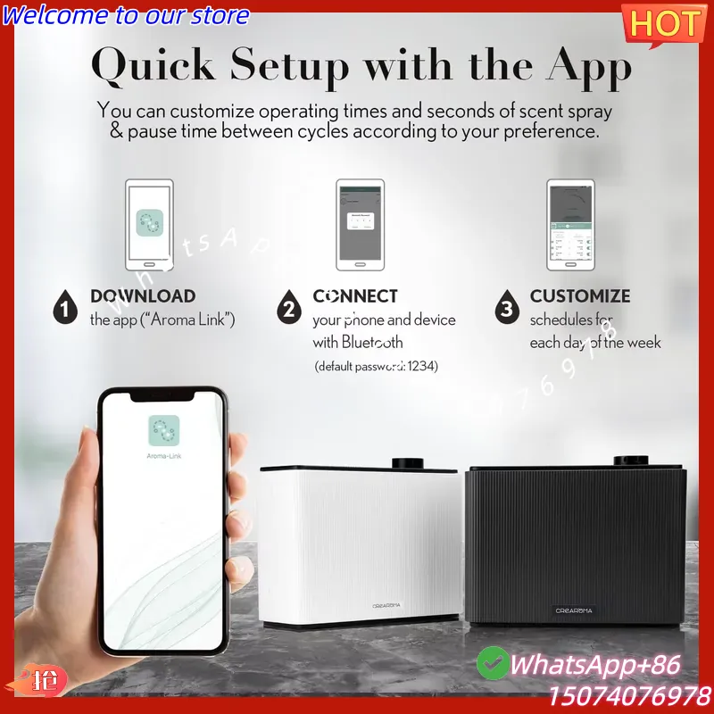 2026New OV-10 Diffuser Aroma K - Smart Scent Machine Commercial ulasan dan harga
