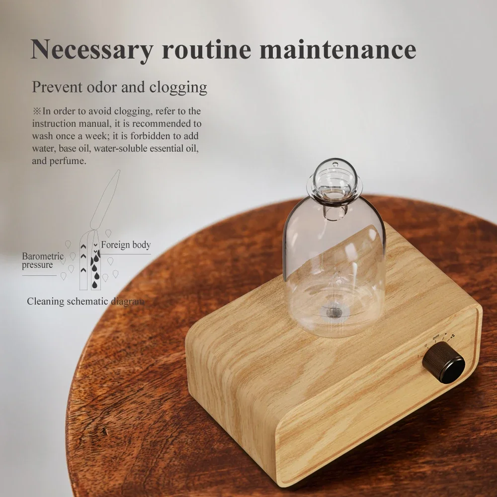 Diffuser aromaterapi operasi t - Waterless Essential Oil Diffuser ulasan dan harga