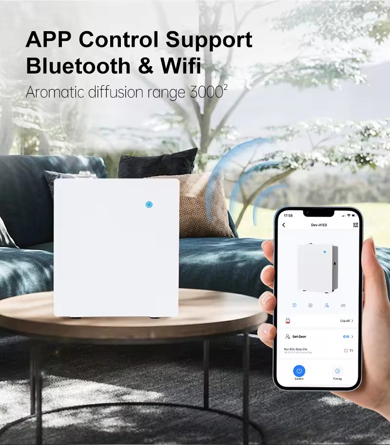 Difuser Aroma Komersial HVAC S - Smart Aroma Diffuser Wifi App ulasan dan harga