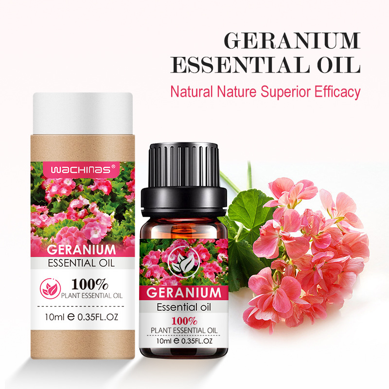 Minyak Esensial Geranium, 100% - Essential Oil Diffuser Humidifier Combo ulasan dan harga