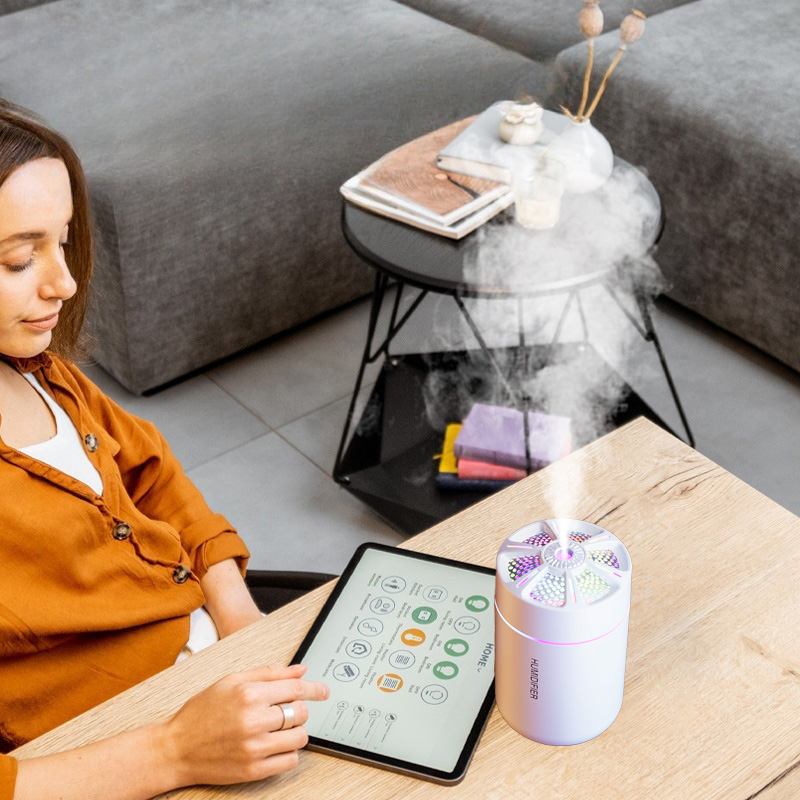 Pelembap Udara Mini 180ML, Dif - Essential Oil Diffuser Humidifier Combo ulasan dan harga