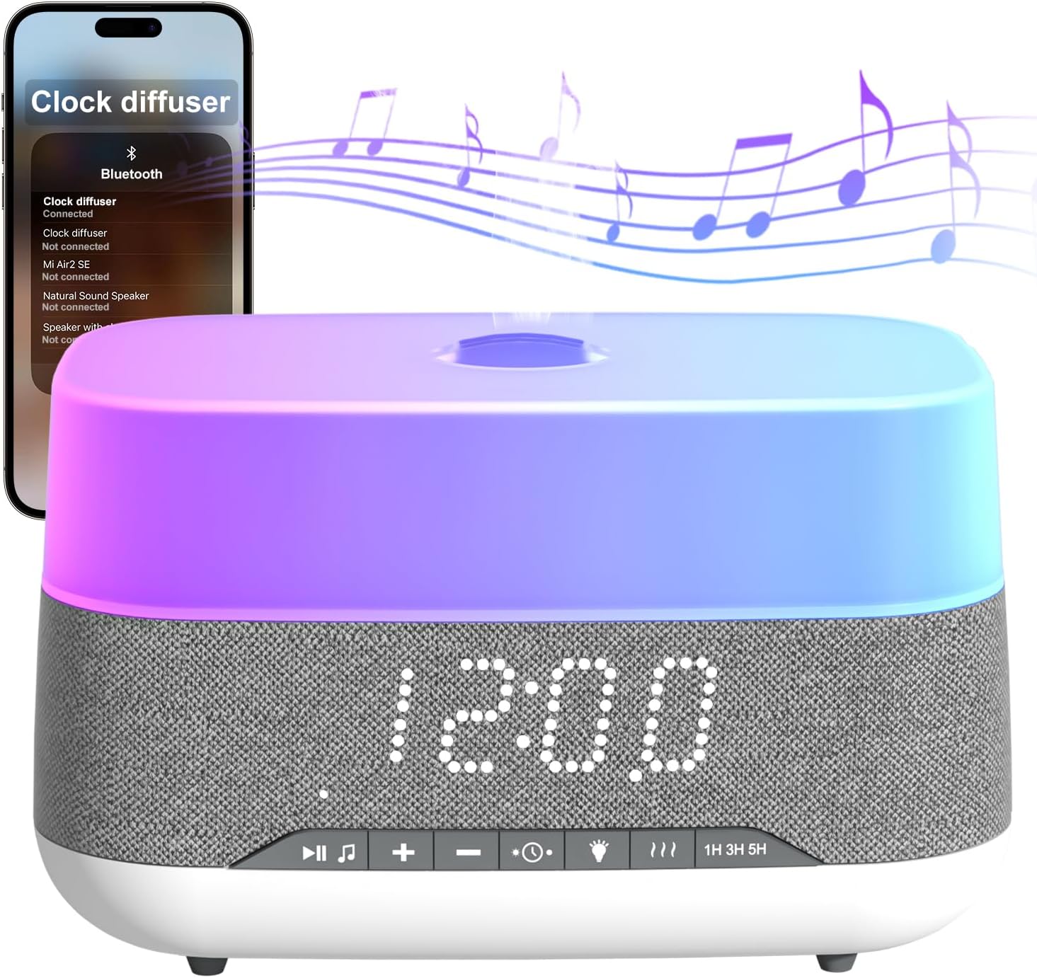 Diffuser Minyak Esensial Serba - Aroma Diffuser Bluetooth Led ulasan dan harga