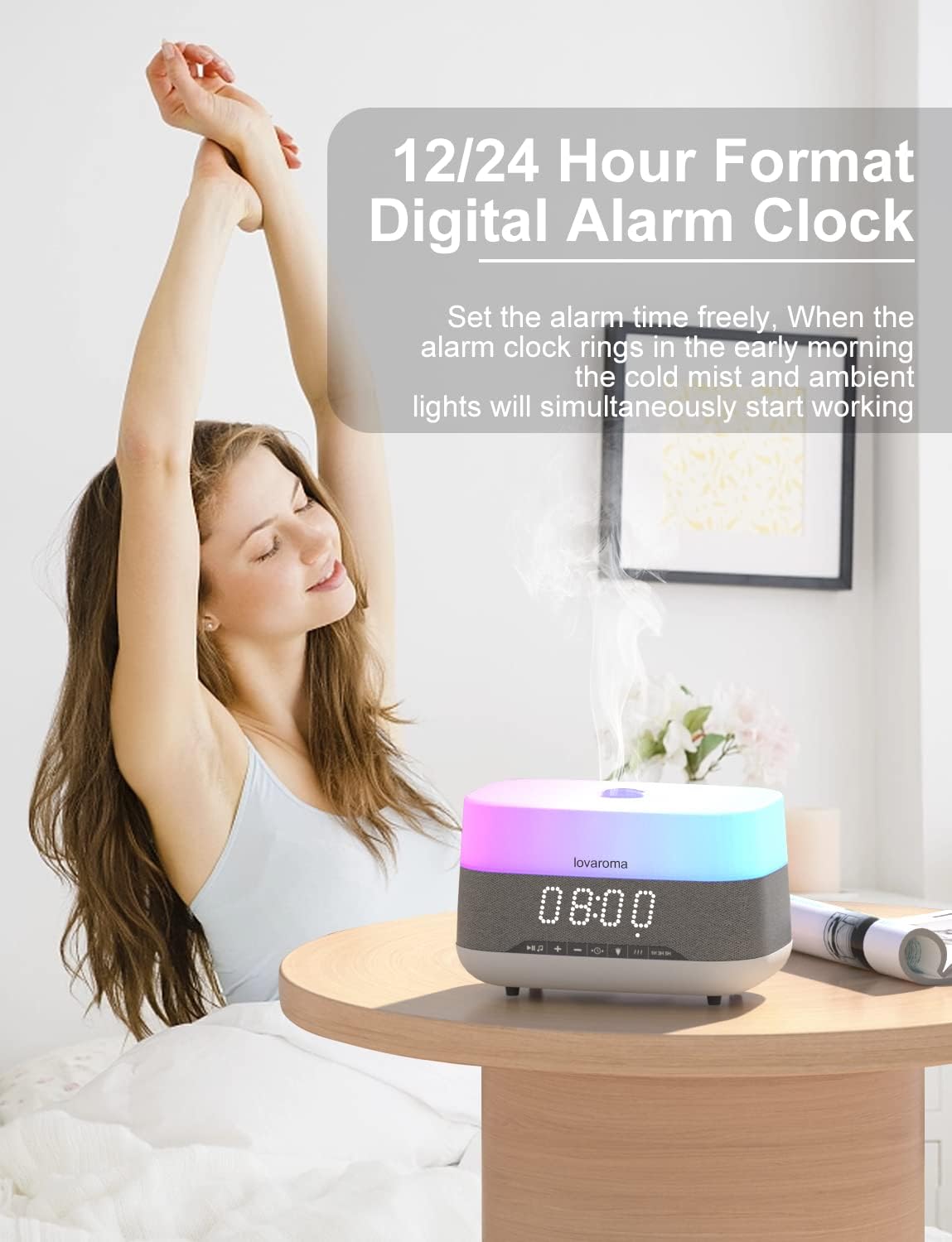 Diffuser Minyak Esensial Serba - Aroma Diffuser Bluetooth Led ulasan dan harga