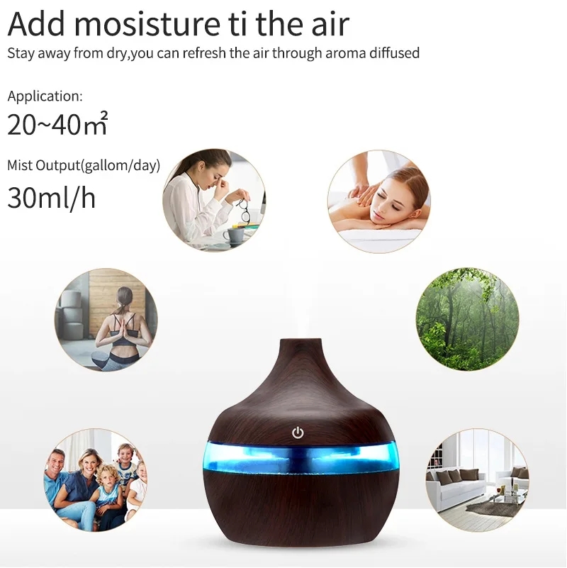 Pelembap Udara Listrik Penyeba - Essential Oil Diffuser Humidifier Combo ulasan dan harga