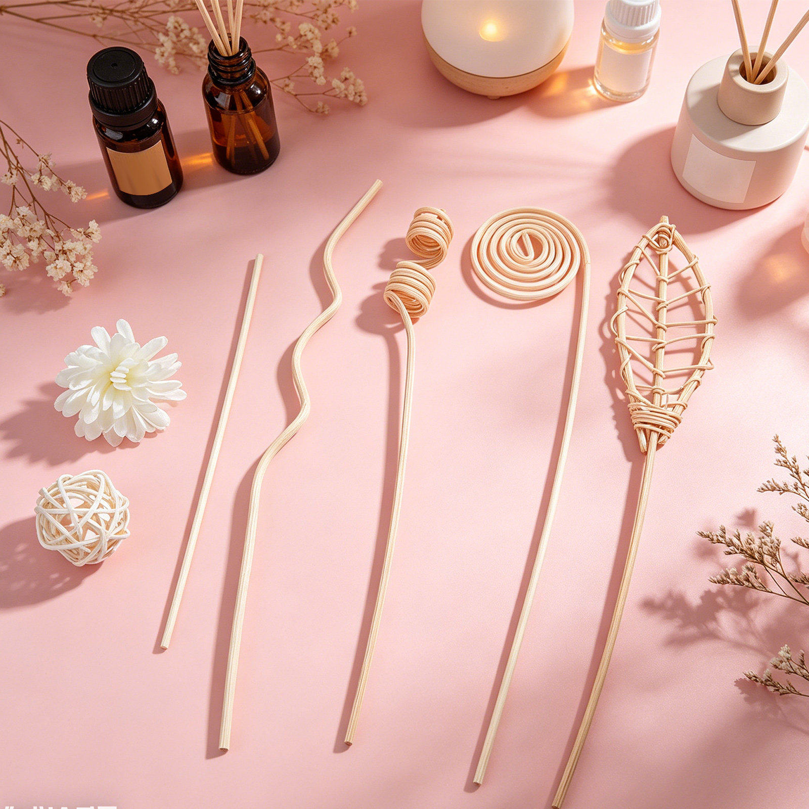 20 Buah Set Tongkat Rotan Alam - Diffuser Reed Sticks Set ulasan dan harga
