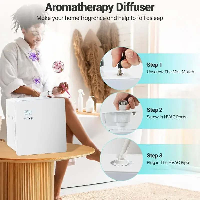 Penyebar Aroma Minyak Esensial - Smart Aroma Diffuser Wifi App ulasan dan harga