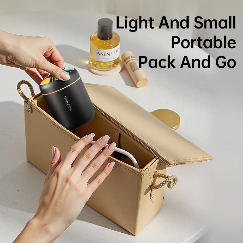 180ML Penyebar Aroma Mini Mobi - Essential Oil Diffuser Humidifier Combo ulasan dan harga