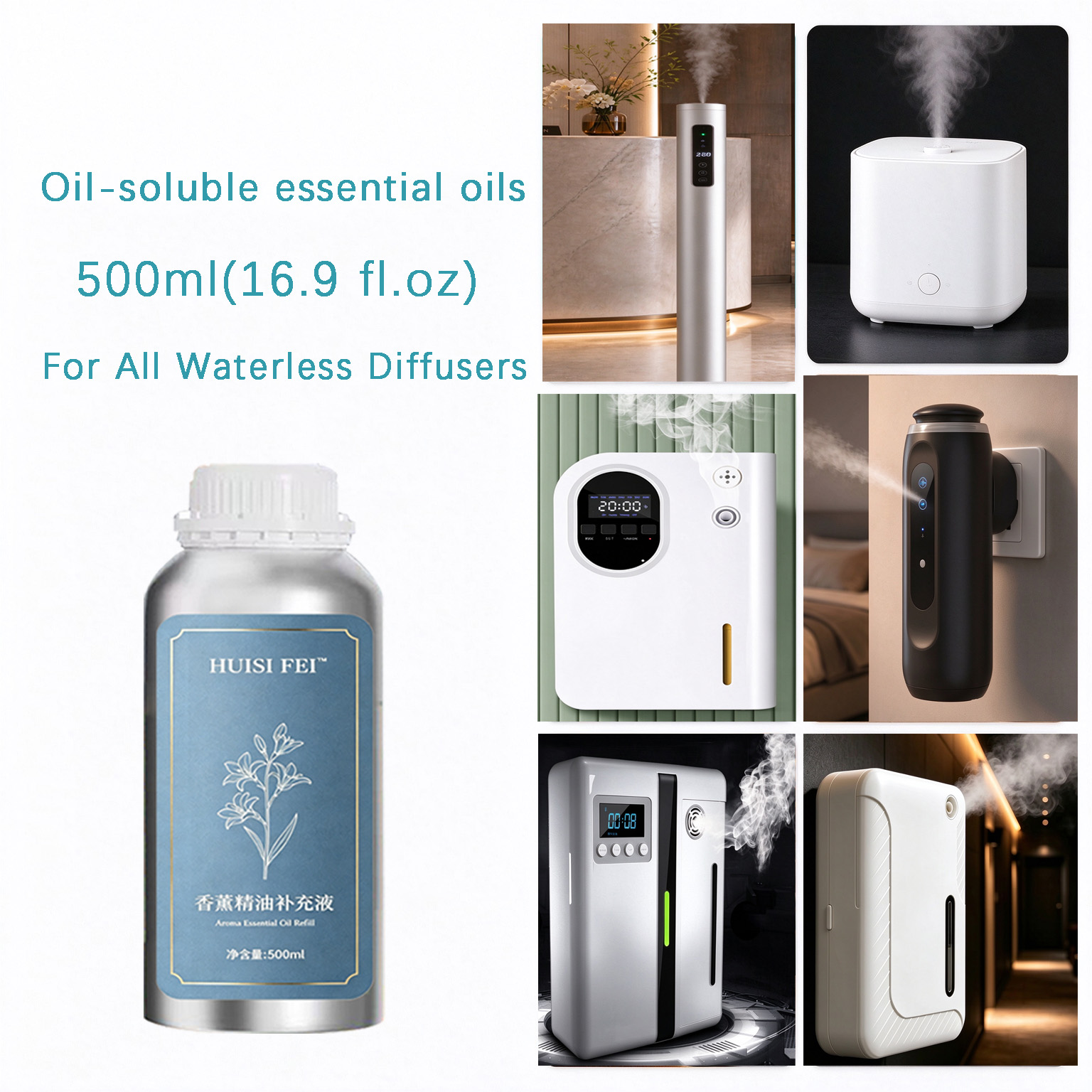 HUISIFEI Hotel, Minyak Esensia - Essential Oil Diffuser 500Ml ulasan dan harga