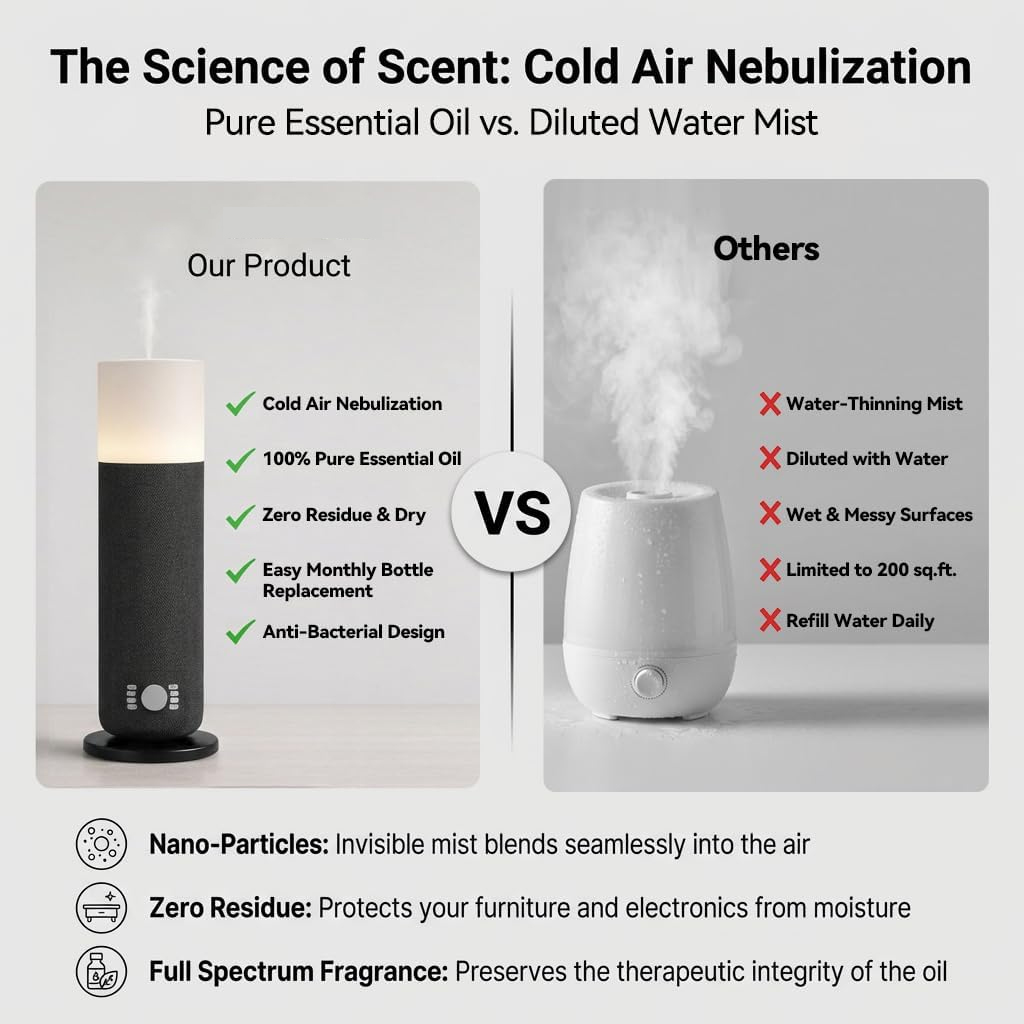NAMASTE 120ML Mesin Diffuser A - Cold Air Diffuser Nebulizer ulasan dan harga